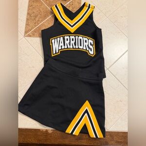 Black and Yellow Cheerleading Uniform
